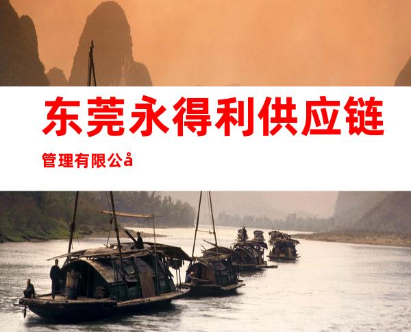 东莞永得利供应链管理有限公司