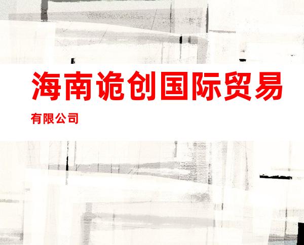 海南诡创国际贸易有限公司